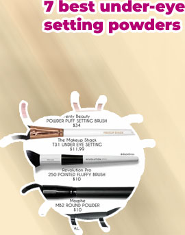 Best under eye setting powder brush