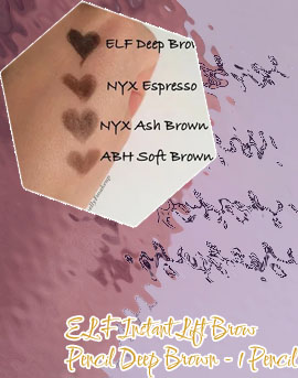 Elf brow pencil deep brown