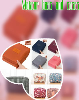 Expanding makeup bag