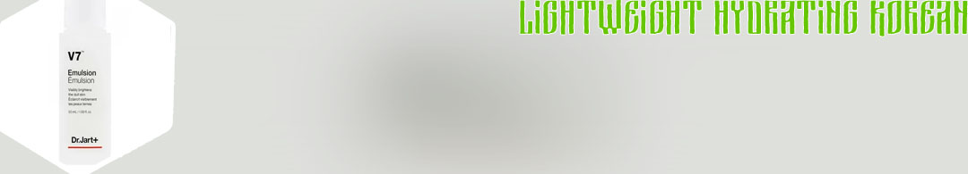 Korean lightweight moisturizer