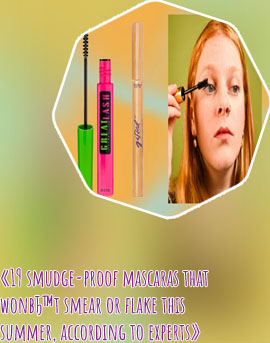 Light mascara for sensitive eyes