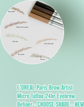 Loreal paris brow artist micro tattoo