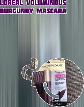 Loreal voluminous burgundy mascara